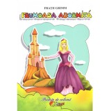 Frumoasa adormita. Carte de colorat A5 - Fratii Grimm, Roxel Cart