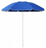 Umbrela de Plaja sau Gradina, culoare Albastra, model XL cu deschidere de pana la 160 cm AVX-AG228B