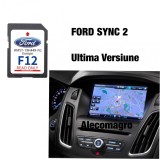 Card Navigatie Ford Sync2 F12 2024: C-Max, Focus, Mondeo, Galaxy, Kuga, Mustang, Ranger, S-Max + Harta Full Europa