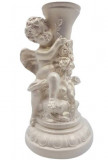 Cumpara ieftin Statueta decorativa, Inger, Alb, 26 cm, DV76-14P