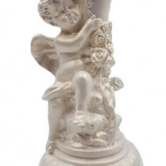 Statueta decorativa, Inger, Alb, 26 cm, DV76-14P
