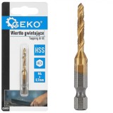 Burghiu HSS HEX pentru filetat, M3 x 0.7 mm, Geko G38131