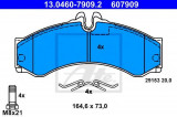 Set placute frana,frana disc VW LT II caroserie (2DA, 2DD, 2DH) (1996 - 2006) ATE 13.0460-7909.2