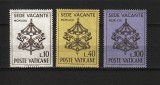 Vatican, 1963 | Vacanţare Sf. Scaun - Deces Papa Ioan al XXIII-lea | MNH | aph, Religie, Nestampilat