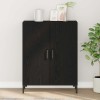 VidaXL Vitrină Stejar Negru 69.5 x 34 x 90 cm Lemn compozit 862874