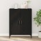 vidaXL Vitrină Stejar Negru 69.5 x 34 x 90 cm Lemn compozit 862874