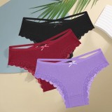 Cumpara ieftin Set 3 perechi de chiloti pentru dama, CH099, Multicolor