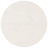 Cumpara ieftin Blat de masa rotund, alb, &Oslash;30x3 cm, lemn masiv de pin