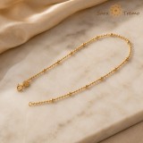 Cumpara ieftin Bratara Fir Auriu , Bratara dama placata cu 3 straturi de aur 18K Brazilia, cu stanta, 25 cm