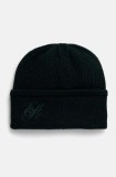 Emporio Armani caciula de lana culoarea verde, de lana, din tricot gros, 637343 4F520