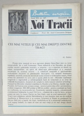 NOI TRACII , REVISTA FONDATA DE JOSIF CONSTANTIN DRAGAN , NR.107 , 1983 foto