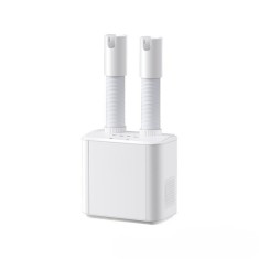 Uscator electric de pantofi, flippy, suflanta cu aer cald, reglabil, silentios, tensiune 220v, doua capete, 38x18x11cm, alb