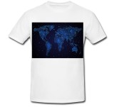 Cumpara ieftin Tricou &quot; Night sky world map &quot;