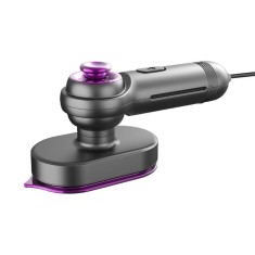 Fier de calcat portabil, calcat uscat si cu abur, maner rotativ 360&deg;, rezervor de apa cu capacitate mare, compact si usor de folosit, mov