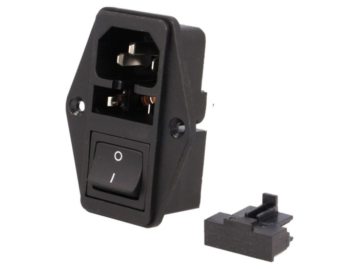 Conector Alimentare AC tată 10A