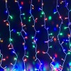 Instalatie perdea exterior, 3x3m, 300LED V8, diverse culori