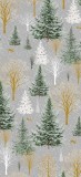 Set 4 hartii de impachetat - Tissue - Pizazz - Frosty Grove | Glick