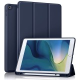 Husa iPad 7 10.2 (2019) Techsuit Flex Trifold Pen, bleumarin
