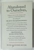 ABANDONED TO OURSELVES ...ON THE EMERGENCE AND IMPLICATIONS OF SOCIOLOGY IN THE WRITINGS of MR. JEAN - JACQUES ROUSSEAU ....by PETER ALEXANDER MEYER