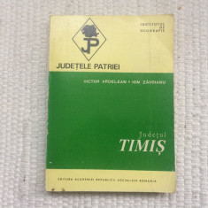 judetul timis ardelean zavoianu editura Academiei 1979 RSR harti + harta mare