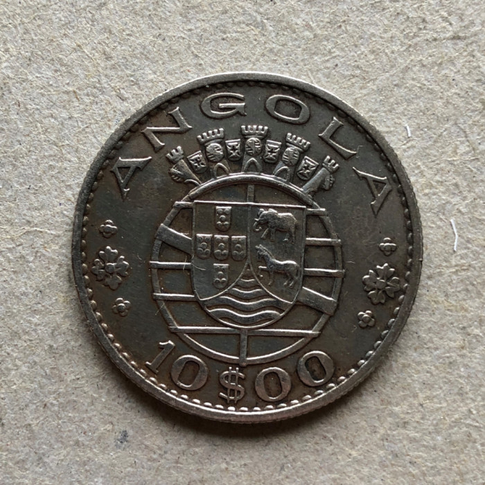 x313 Angola 10 escudos 1970