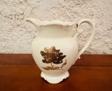 LETIERA DIN PORTELAN FIN CREM- 50 JAHRE ZEH SCHERZER BAVARIA GERMANY 1930 H13CM