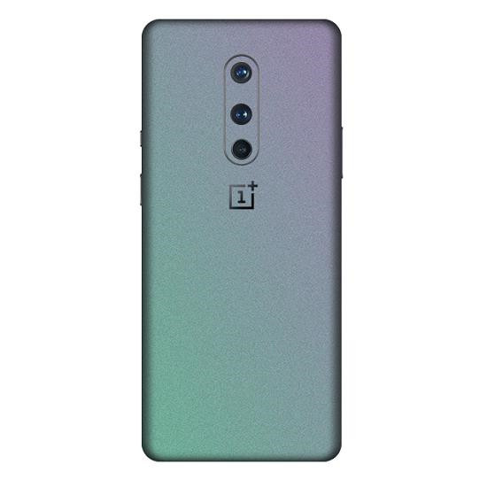 Set Folii Skin Acoperire 360 Compatibile cu OnePlus 8 (Set 2) - ApcGsm Wraps Cameleon Lavander Blue