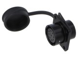 Conector circular WEIPU SA2013/S9B-1 soclu mamă 9 pini IP67 5A 500V lipire