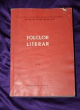 Cumpara ieftin Folclor literar 2 - Universitatea din Timisoara Eugen Todoran Gabriel Manolescu