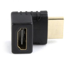 ADAPTOR video GEMBIRD, HDMI (T) la HDMI (M), unghi 270grade sus, conectori auriti, black, &amp;quot;A-HDMI270-FML&amp;quot; (timbru verde 0.08 lei) foto