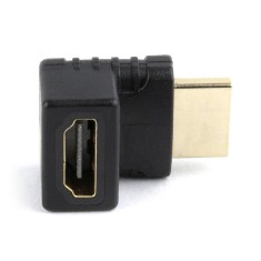 ADAPTOR video GEMBIRD, HDMI (T) la HDMI (M), unghi 270grade sus, conectori auriti, black, &amp;quot;A-HDMI270-FML&amp;quot; (timbru verde 0.08 lei)