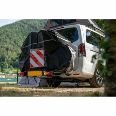 Prelata 3-4 biciclete pentru suport bicicleta cu fixare pe carligul de remorcare - 190x50x130 cm Garage AutoRide foto