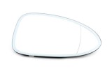 Geam oglinda exterioara cu suport fixare Porsche Macan, 12.2013-, partea Dreapta, incalzit; sticla asferica; geam cromat; 2 pini, Aftermarket