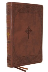 Nabre, New American Bible, Revised Edition, Catholic Bible, Large Print Edition, Leathersoft, Brown, Comfort Print: Holy Bible foto