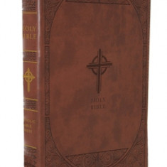 Nabre, New American Bible, Revised Edition, Catholic Bible, Large Print Edition, Leathersoft, Brown, Comfort Print: Holy Bible