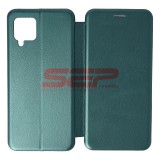 Husă Flip Cover Round Samsung Galaxy A42 5G Verde Sea - Protecție Premium