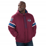 Colorado Avalanche geacă de bărbați cu glugă Tight End Winter Jacket - XL, G-III Sports By Carl Banks