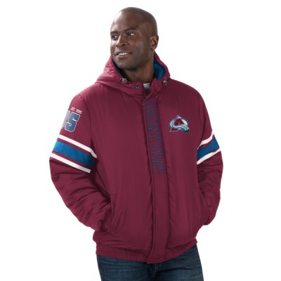 Colorado Avalanche geacă de bărbați cu glugă Tight End Winter Jacket - L foto