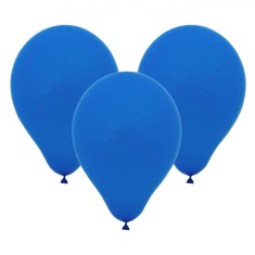 Set Baloane Petrecere, 10 Bucăți, Culoare Albastru, Dimensiune 23 cm, Material Latex