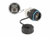 Conector de retea RJ45 STP Cat.6A la LSA pentru fir solid cu capac protectie si waterproof, Delock 86699