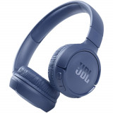 Cumpara ieftin Casti audio On-Ear JBL Tune 510, Bluetooth, Asistent vocal, Multi-point, Pure Bass, Autonomie 40 ore, Albastru