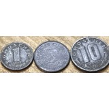 MNDSTR2 Polonia 1 5 10 Groschen Anii 194- LOT5