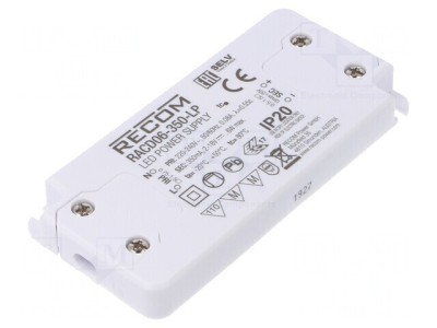 Alimentator LED 6W 2-18VDC 350mA IP20 foto