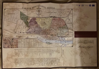 BRAILA LA 1929,desenator T.MOCANU/ ,,POPAM&amp;quot; 2014/ FORMAT:680 x 480 mm/CA NOUA foto