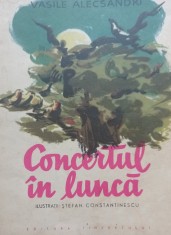 CONCERTUL IN LUNCA VASILE ALECSANDRI 1959 ILUSTRATII STEFAN CONSTANTINESCU