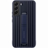Husa de protectie Samsung Standing Cover pentru Galaxy S22, Navy, Albastru, Alt material, Carcasa
