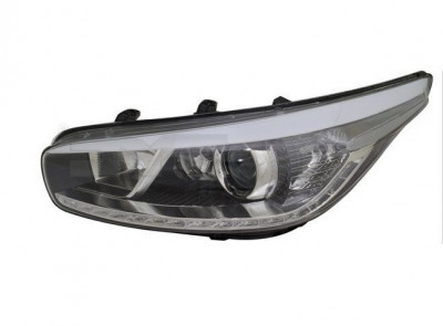 Far Kia Ceed (Eu), 06.2012-09.2012, partea Stanga, cu lumina pentru curbe; cu lumina timp de zi tip LED; tip bec H7+H7+H7+LED+PY21W; electric; cu mot foto