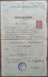 Certificat absolvire al unei eleve evreice// Liceul Public de Fete Cernauti 1911