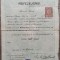 Certificat absolvire al unei eleve evreice// Liceul Public de Fete Cernauti 1911