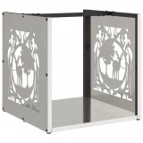 Cumpara ieftin Suport pentru lemne de foc 40x40x40 cm otel inoxidabil